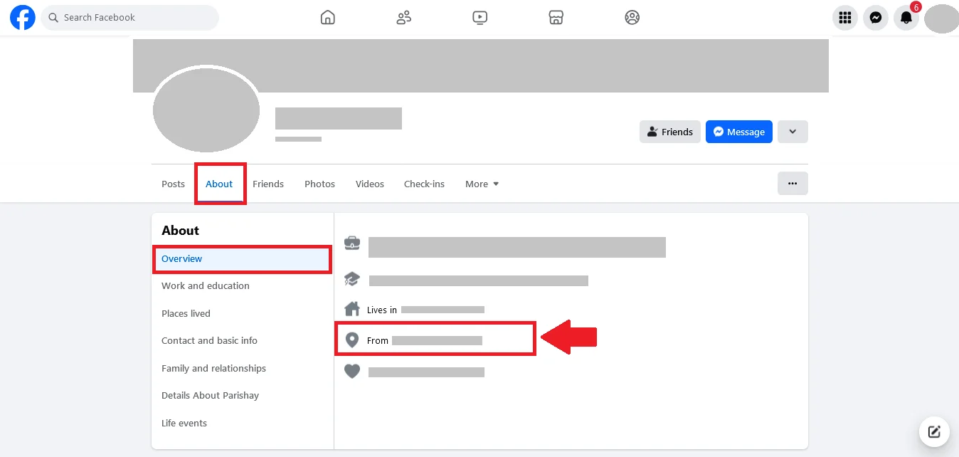 profile about info
