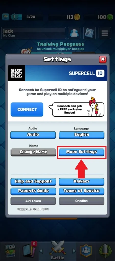 More settings