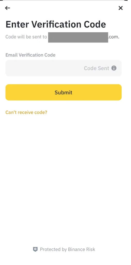 Binance disable account terms mobile verfication code