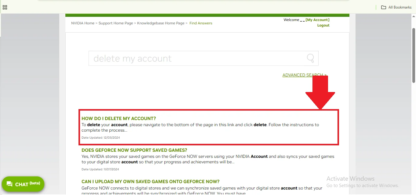 NVIDIA form