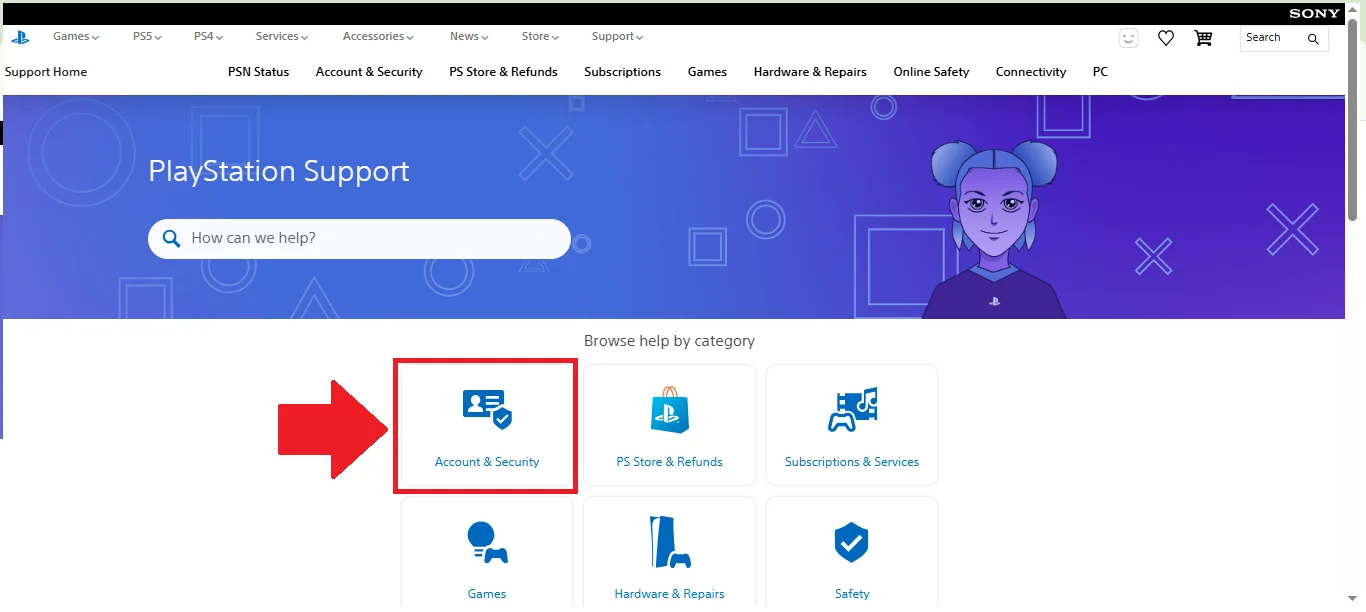 PSN Support help