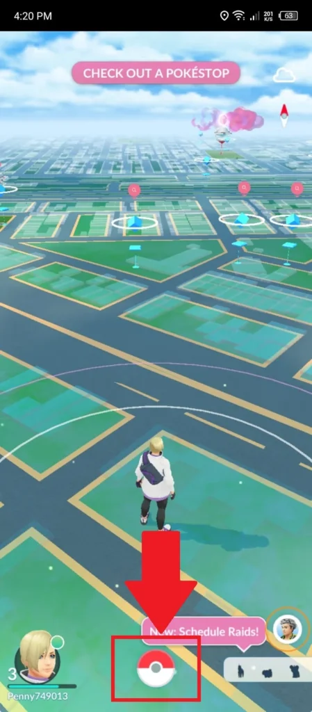 Pokémon go game