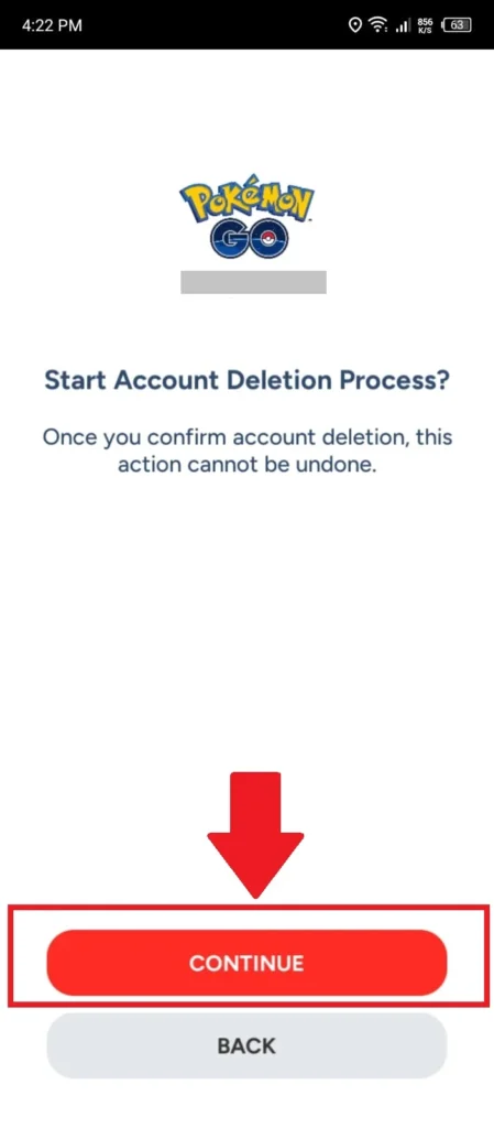 Pokémon go continue to delete