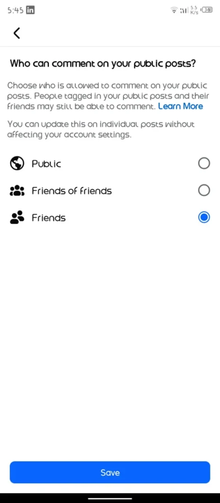 select option