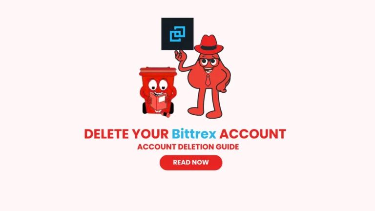 delete bittrex account