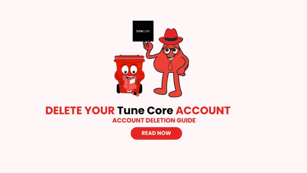 delete tunecore account
