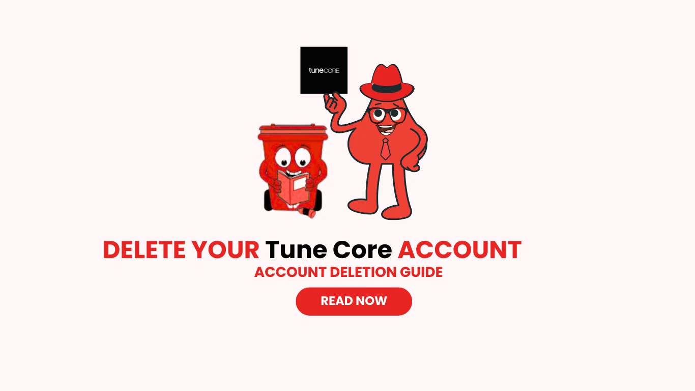 delete tunecore account