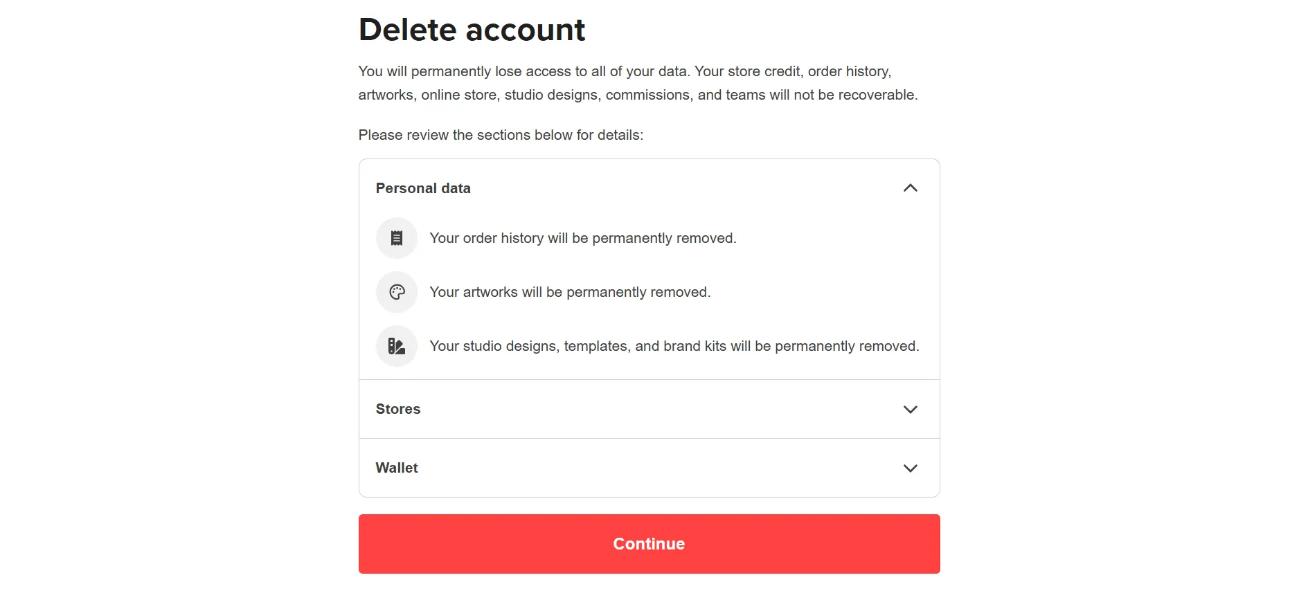 Read the things that happen after deleting your account.