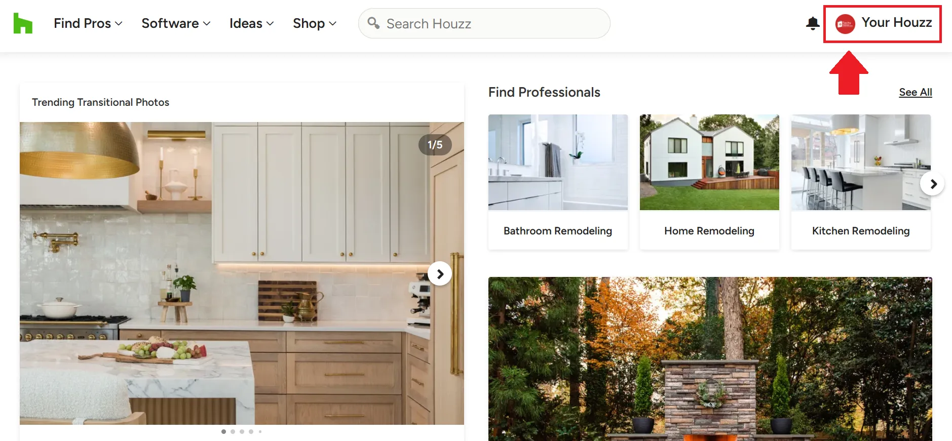 Click on the profile icon at top right corner.