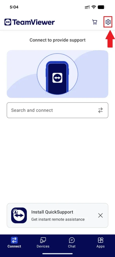 Click on first option, which is your profile.