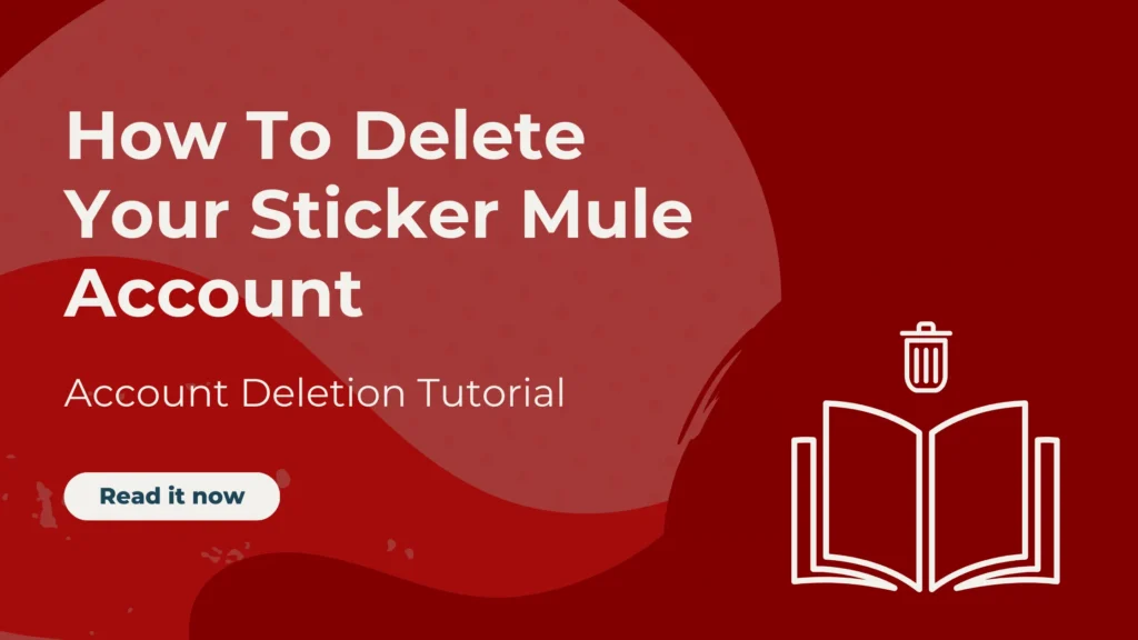 delete sticker mule account