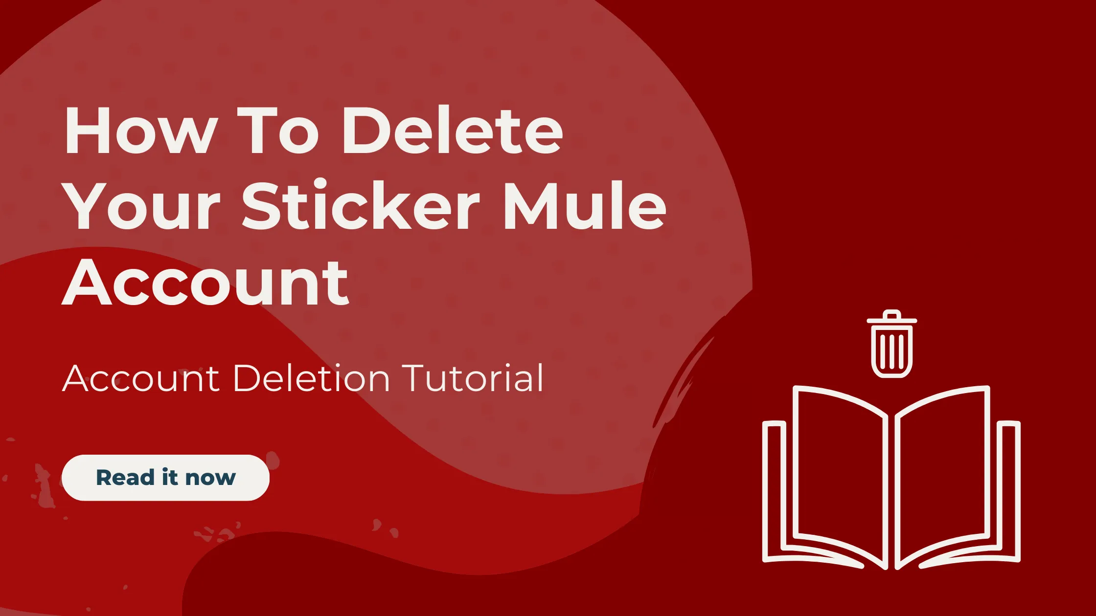 delete sticker mule account