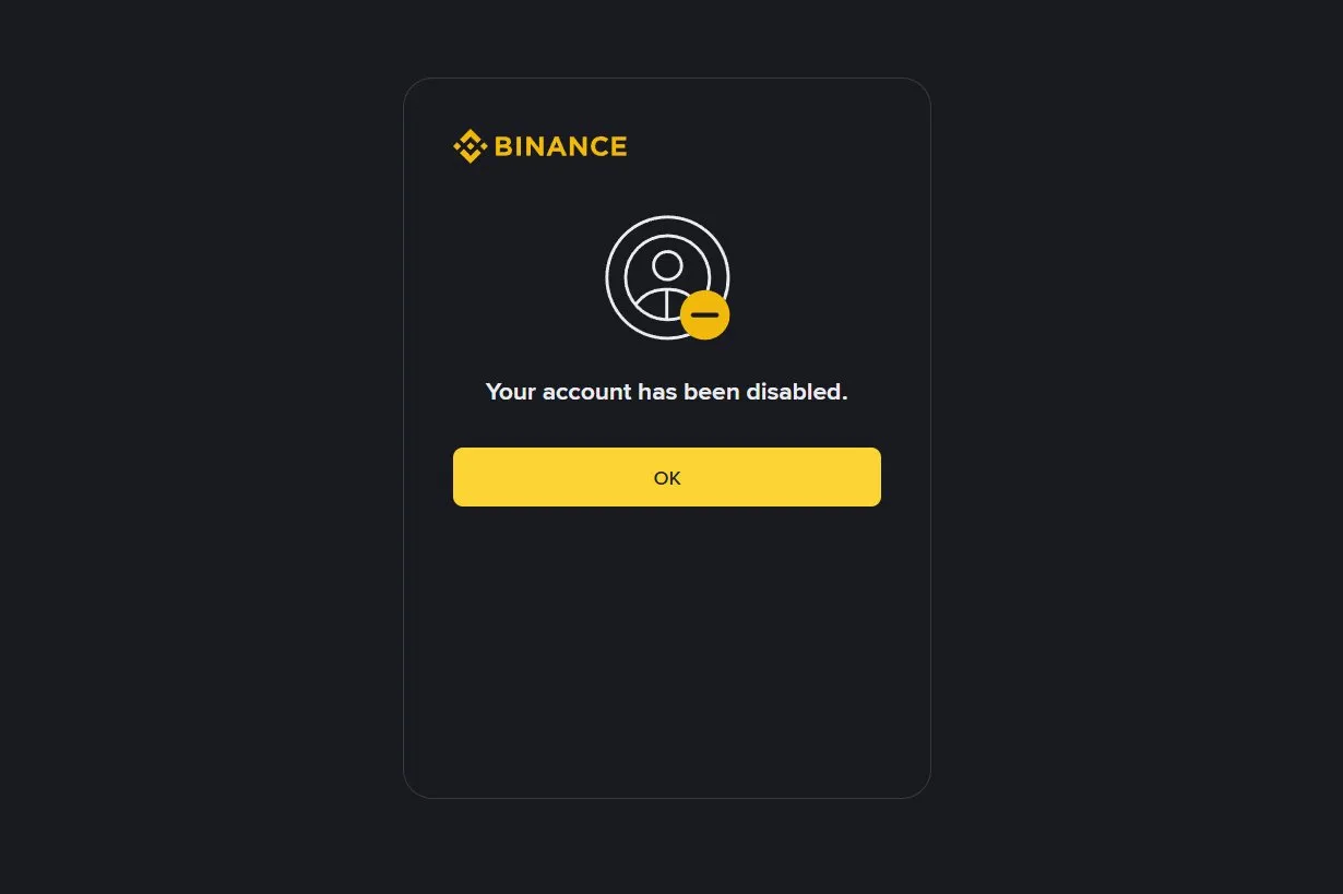 Your account is disabled successfully.
