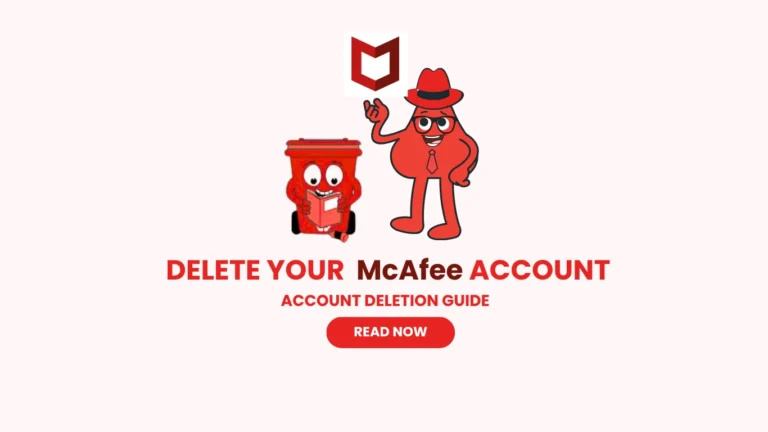 Delete Account McAfee