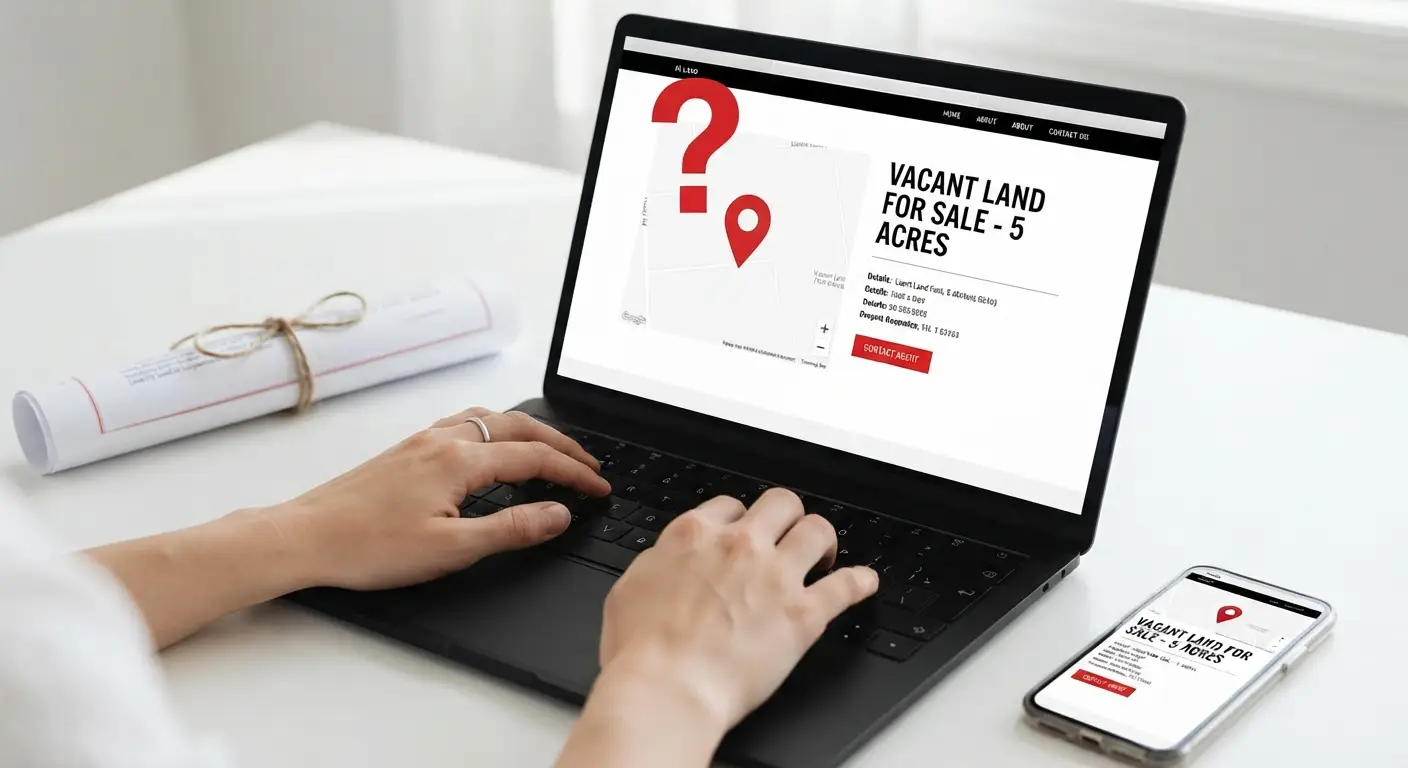 why sell land online