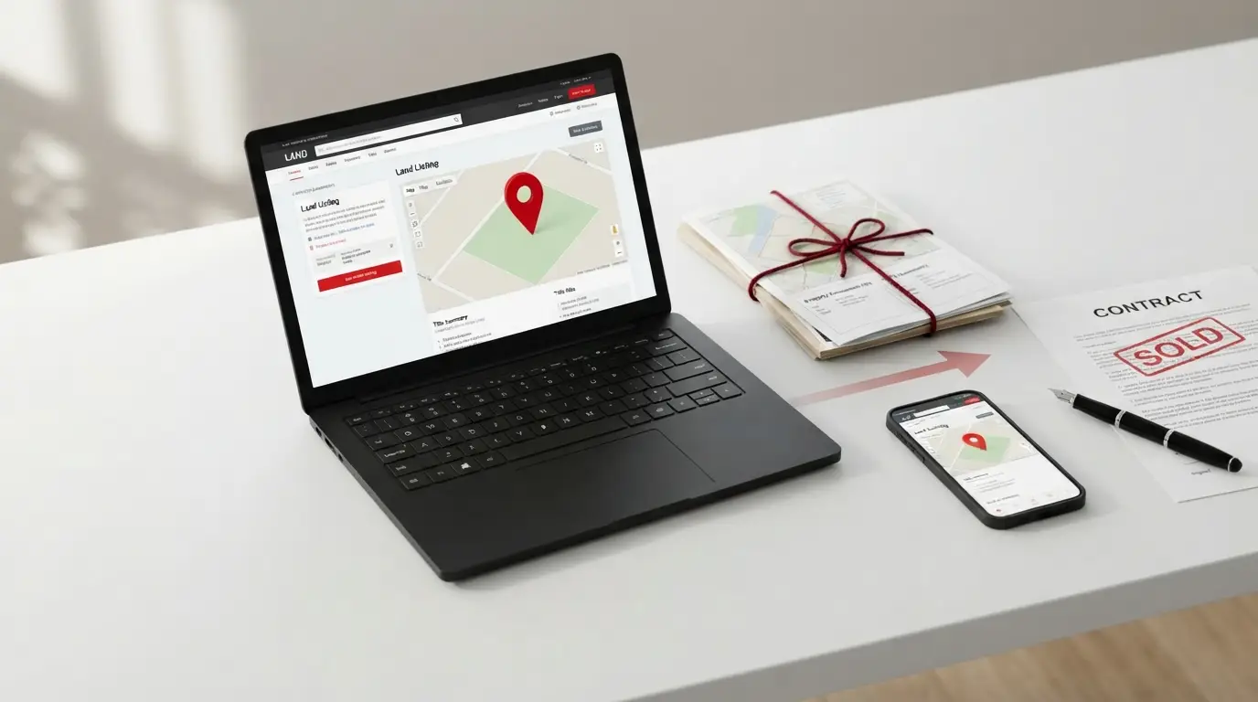 How to sell land online